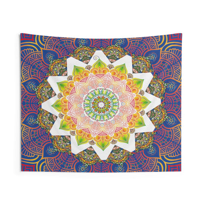 Indian Tapestry for Contemporary Home Decor . Inspirational Wall Hanging Art for Baby Nursery, Dorm room, Coastal Home . Housewarming Gift