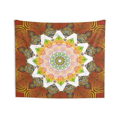 Indian Tapestry for Contemporary Home Decor . Inspirational Wall Hanging Art for Baby Nursery, Dorm room, Coastal Home . Housewarming Gift