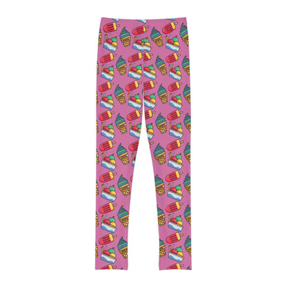 Valentine Youth Leggings,  One of a Kind Gift - Unique Workout Activewear tights for  kids fitness, Daughter, Niece  Christmas Gifts