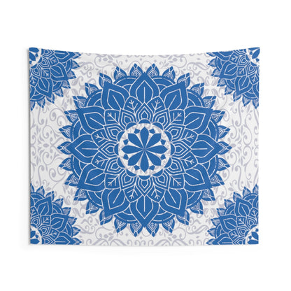Mandala Tapestry for Contemporary Home Decor . Inspirational Wall Hanging Art for Baby Nursery, Dorm room, Coastal Home . Housewarming Gift
