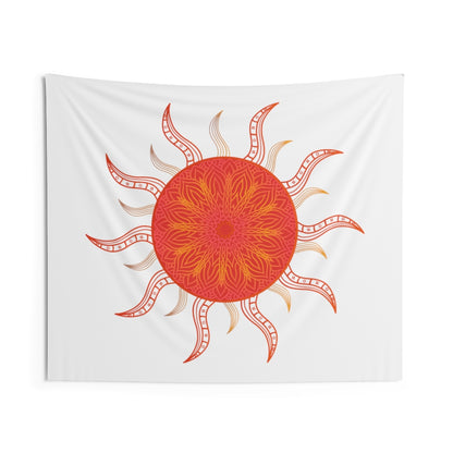 Sun Planet Tapestry Contemporary Home Decor . Galaxy Wall Hanging Art for Baby Nursery, Dorm room, Coastal Home . Housewarming Gift