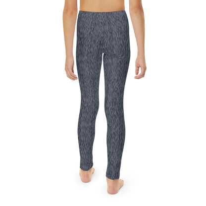 Ocean, Beach Coastal Youth Leggings, One of a Kind Gift - Workout Activewear tights for kids, Granddaughter, Niece Christmas Gift