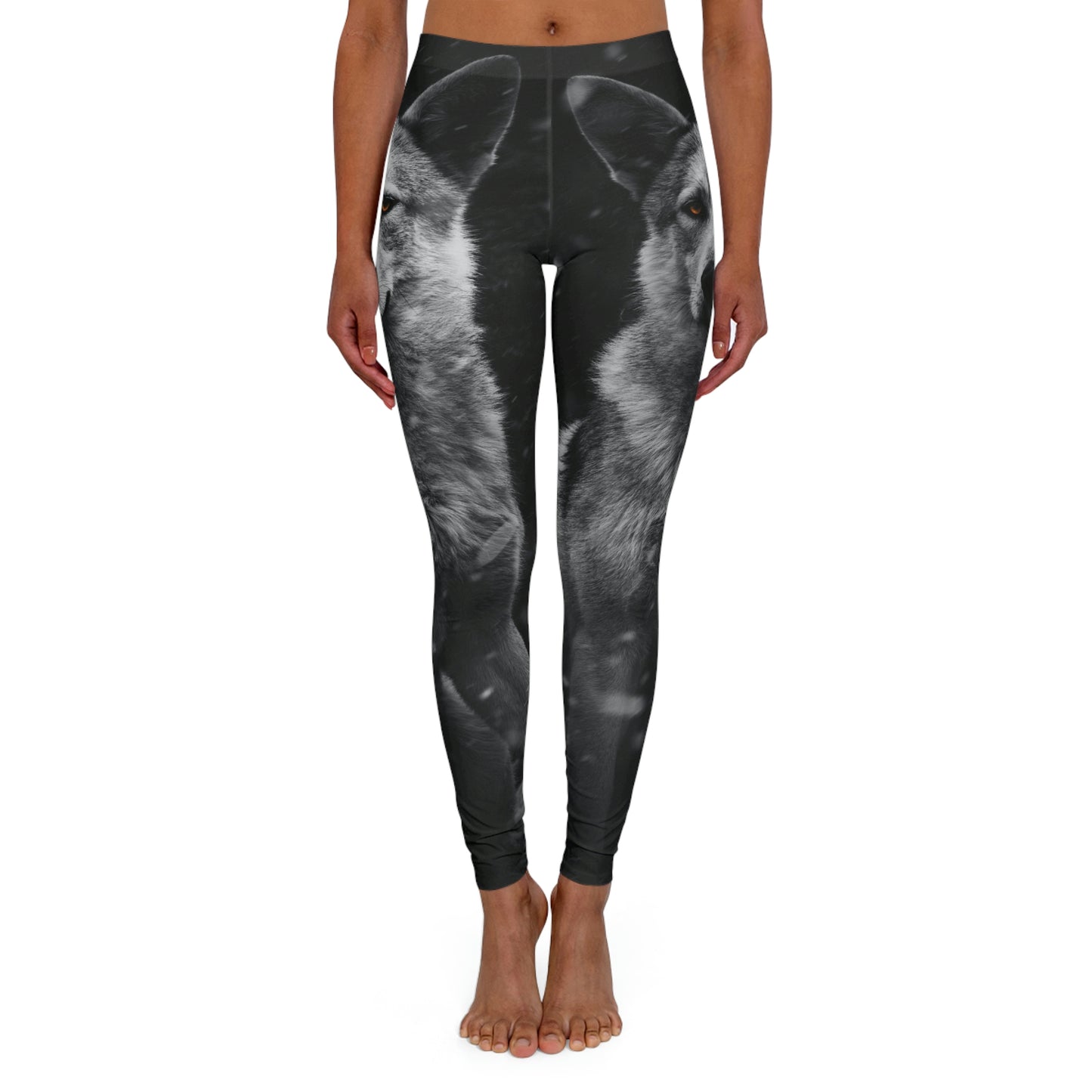 Wolf Women Viking Pants One of a Kind Gift - Unique Workout Activewear tights for Wife fitness, Mother, Girlfriend Christmas Gift
