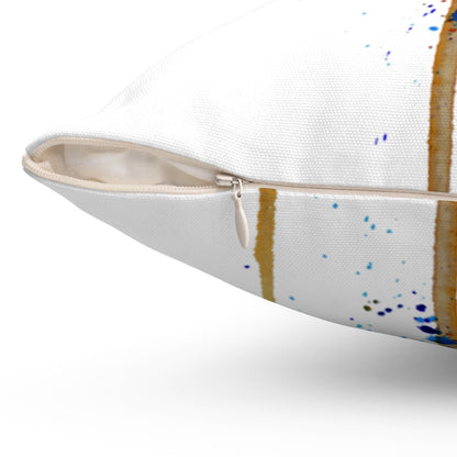 Deer Watercolor Spun Polyester Square Pillow