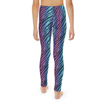 Rainbow Cute Summer Youth Leggings, One of a Kind Gift - Workout Activewear tights for kids, Granddaughter, Niece Christmas Gift