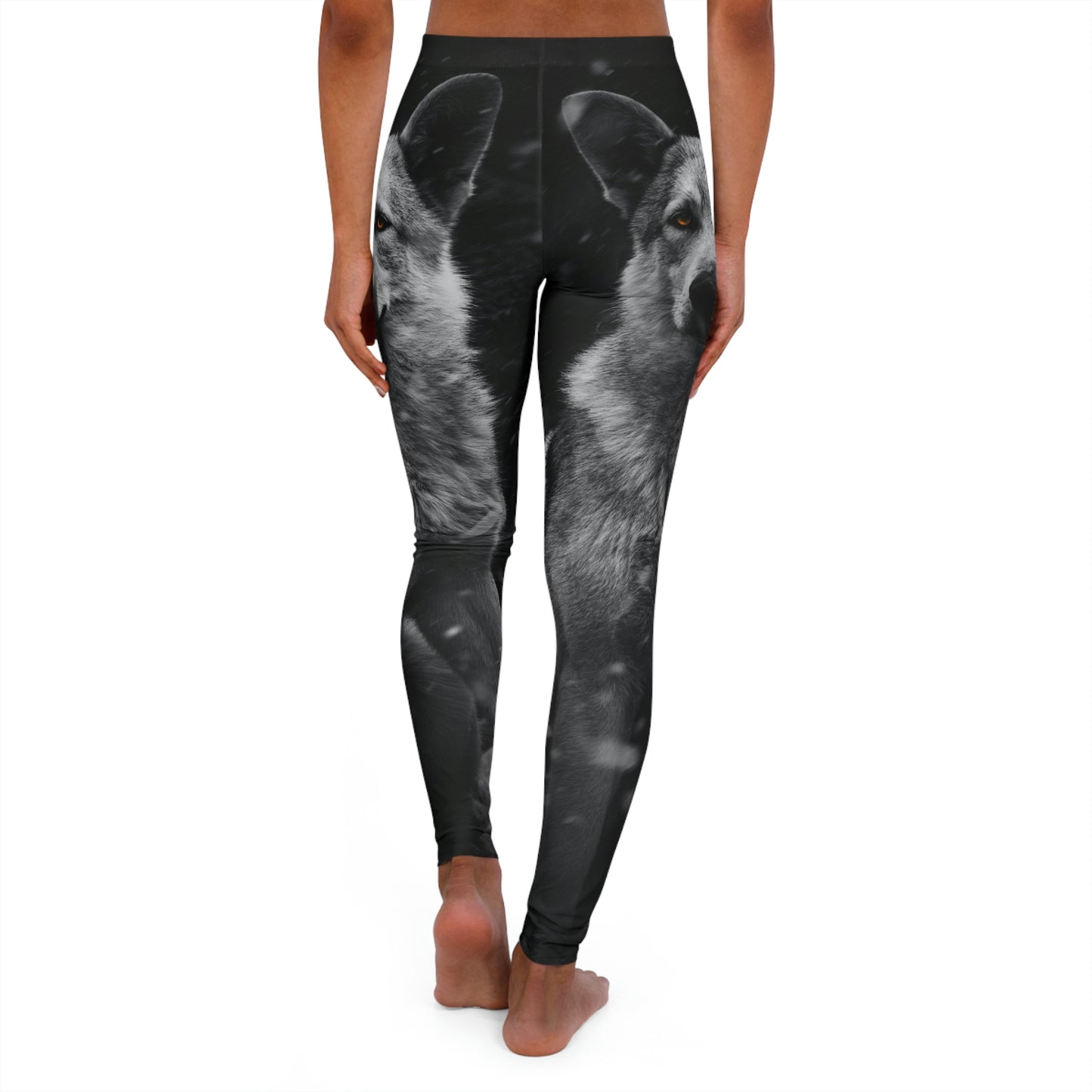 Wolf Women Viking Pants One of a Kind Gift - Unique Workout Activewear tights for Wife fitness, Mother, Girlfriend Christmas Gift