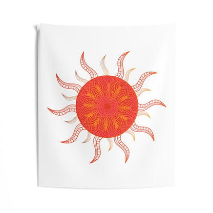 Sun Planet Tapestry Contemporary Home Decor . Galaxy Wall Hanging Art for Baby Nursery, Dorm room, Coastal Home . Housewarming Gift