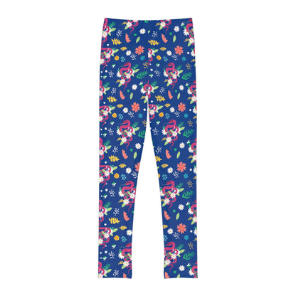 Snake Cute Summer Youth Leggings, One of a Kind Gift - Workout Activewear tights for kids, Granddaughter, Niece Christmas Gift
