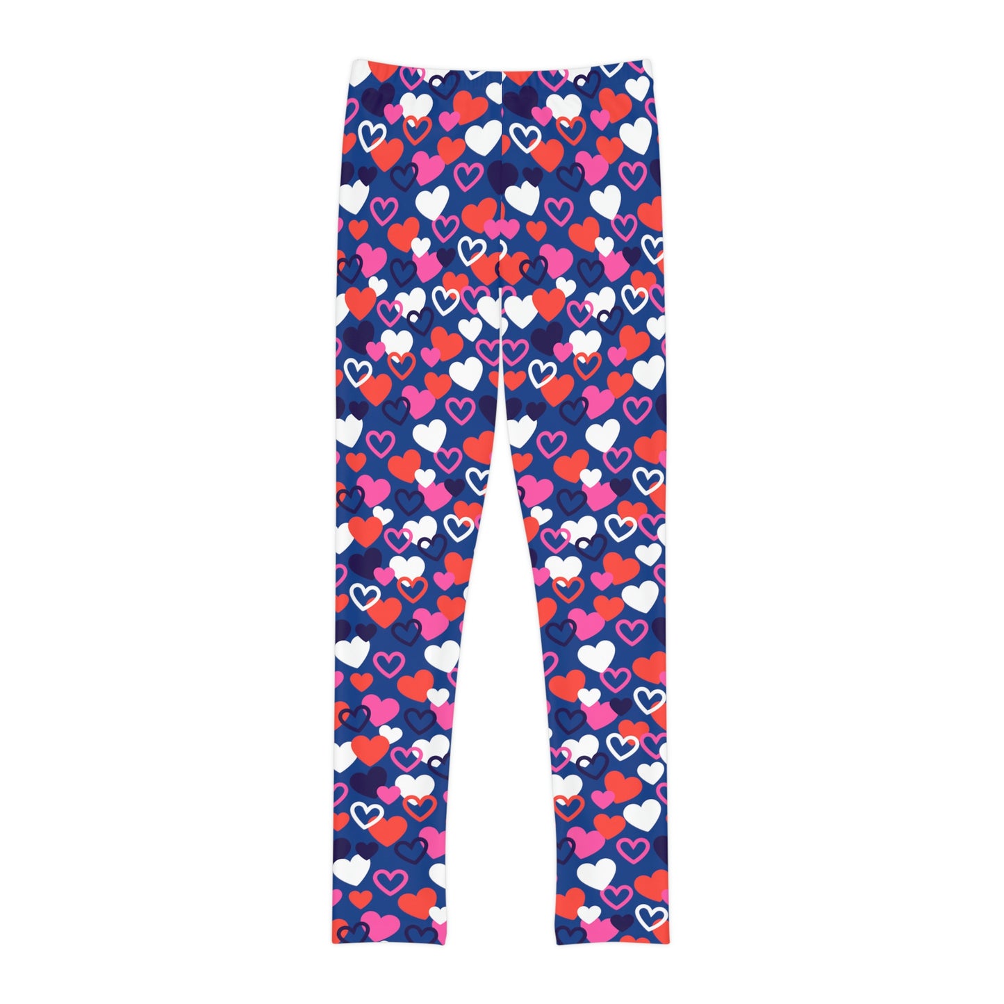 Valentine Youth Leggings,  One of a Kind Gift - Unique Workout Activewear tights for  kids fitness, Daughter, Niece  Christmas Gifts