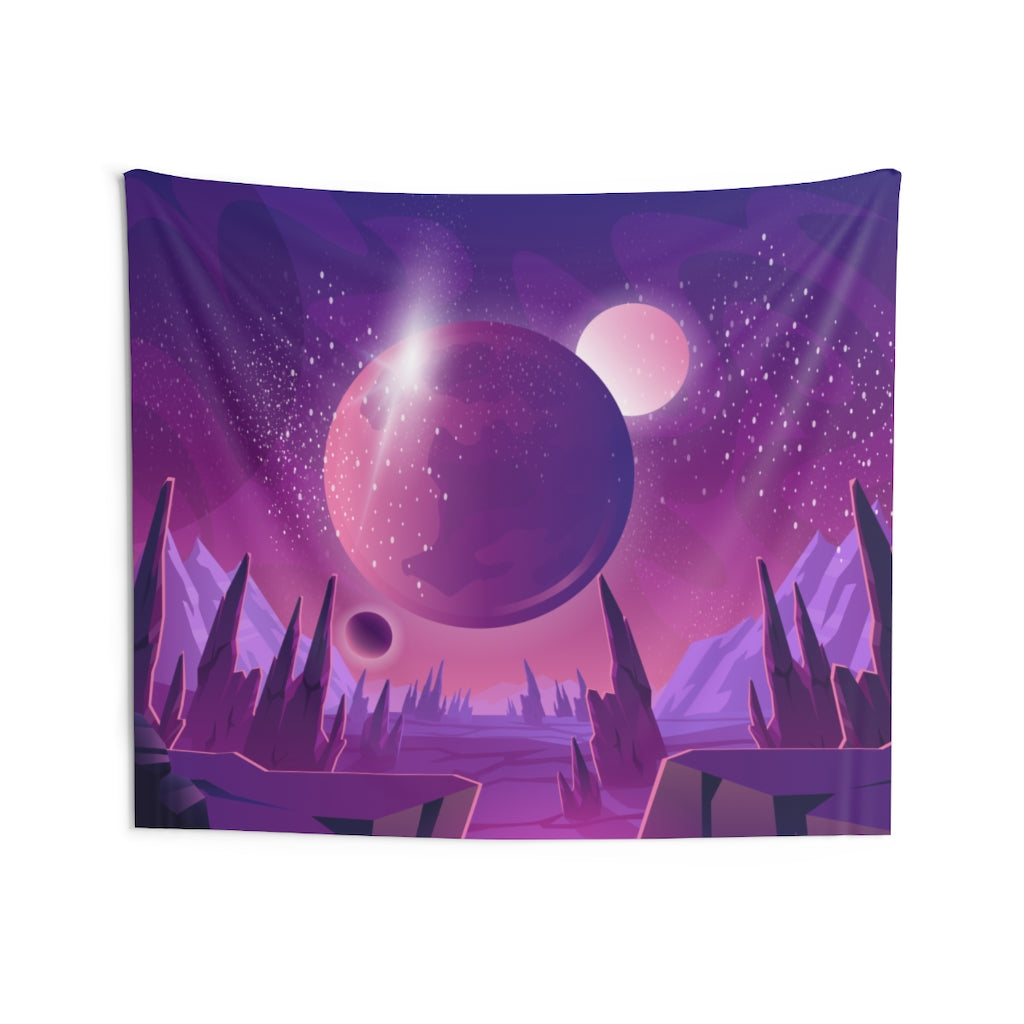 Moon Phase Tapestry for Contemporary Home Decor . Inspirational Wall Hanging Art for Baby Nursery, Dorm room, Coastal Home . Housewarming Gift