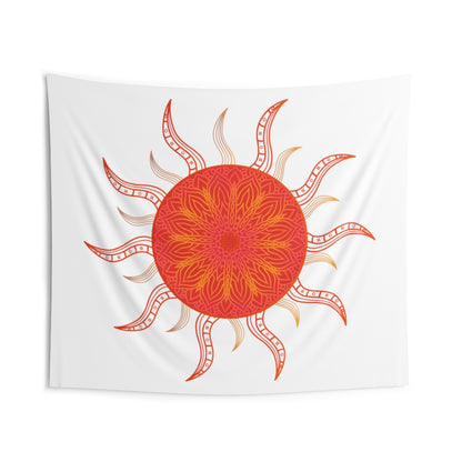 Sun Planet Tapestry Contemporary Home Decor . Galaxy Wall Hanging Art for Baby Nursery, Dorm room, Coastal Home . Housewarming Gift