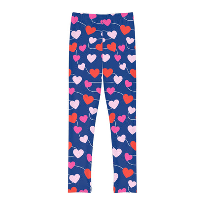 Valentine Youth Leggings,  One of a Kind Gift - Unique Workout Activewear tights for  kids fitness, Daughter, Niece  Christmas Gifts