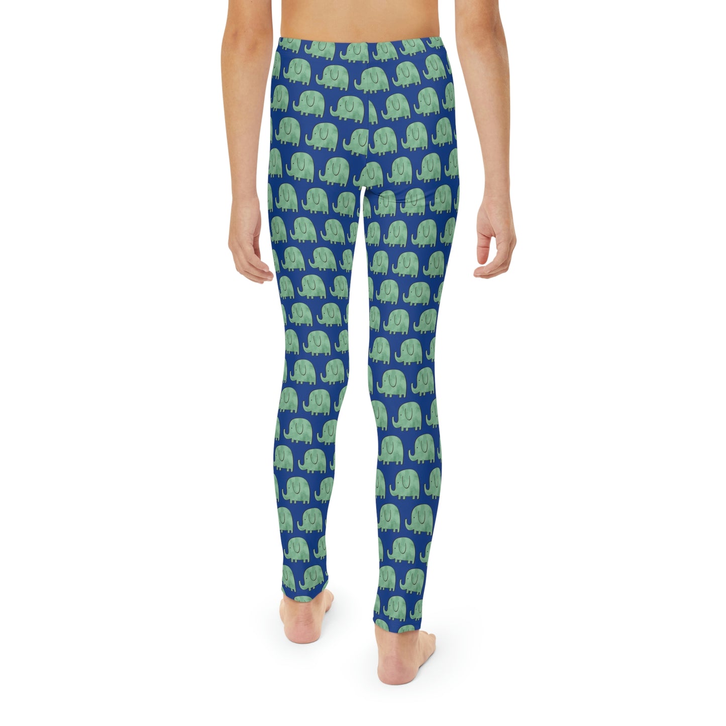 Elephant animal kingdom, Safari Youth Leggings,  One of a Kind Gift - Unique Workout Activewear tights for kids, Daughter, Niece  Christmas Gift