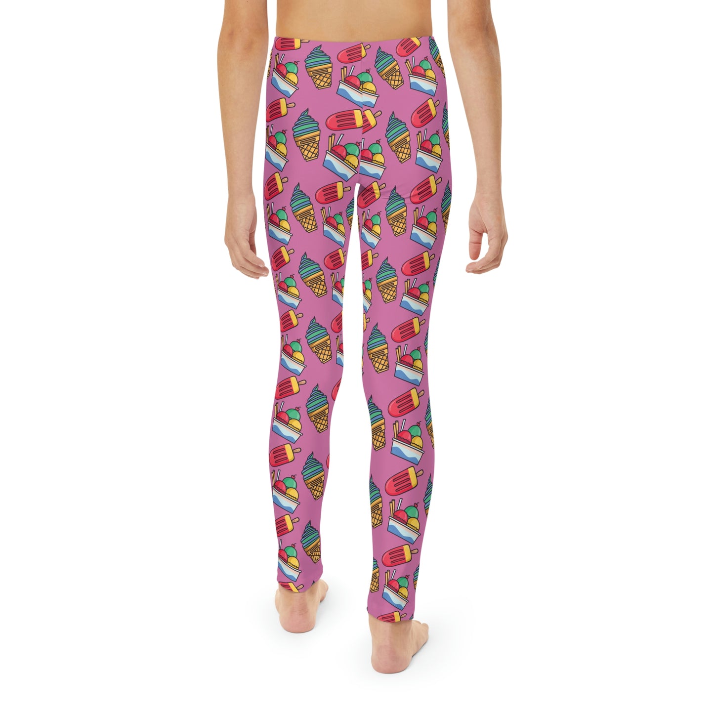 Valentine Youth Leggings,  One of a Kind Gift - Unique Workout Activewear tights for  kids fitness, Daughter, Niece  Christmas Gifts