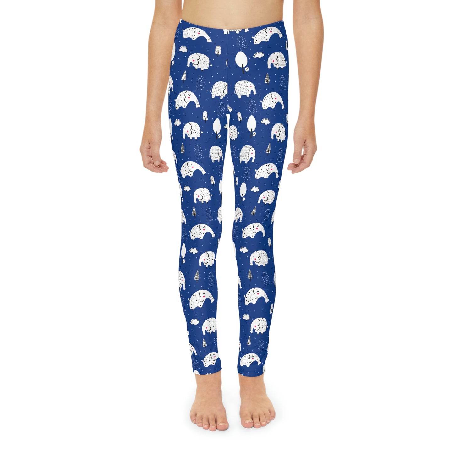 Elephant Youth Leggings,  One of a Kind Gift - Unique Workout Activewear tights for  kids Fitness , Daughter, Niece  Christmas Gift