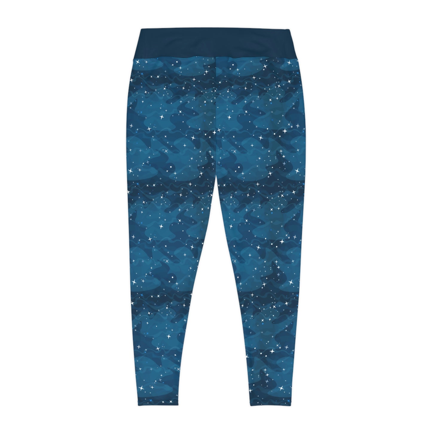 Dolphin, Ocean Beach Plus Size Leggings, One of a Kind Gift - Unique Workout Activewear tights forWife fitness, Mother, Girlfriend Christmas Gift
