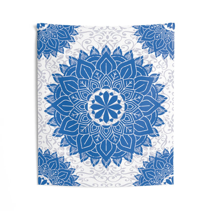 Mandala Tapestry for Contemporary Home Decor . Inspirational Wall Hanging Art for Baby Nursery, Dorm room, Coastal Home . Housewarming Gift