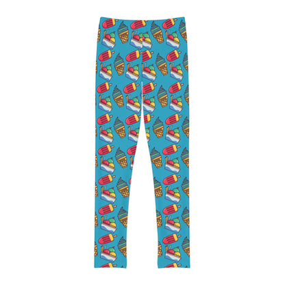 Valentine Youth Leggings,  One of a Kind Gift - Unique Workout Activewear tights for  kids fitness, Daughter, Niece  Christmas Gifts
