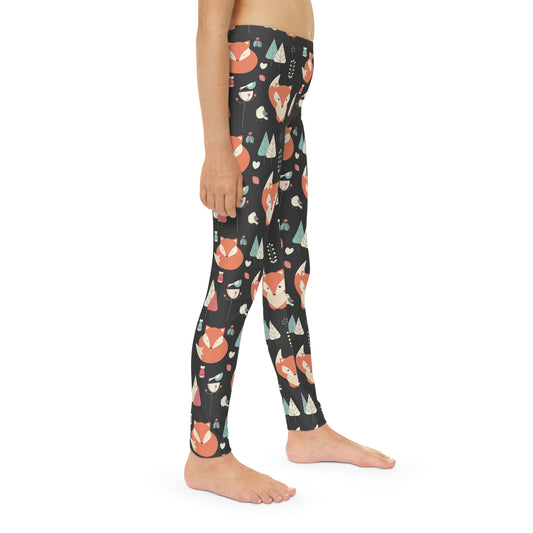 Fox animal kingdom, Safari Youth Leggings,  One of a Kind Gift - Unique Workout Activewear tights for kids, Daughter, Niece  Christmas Gift