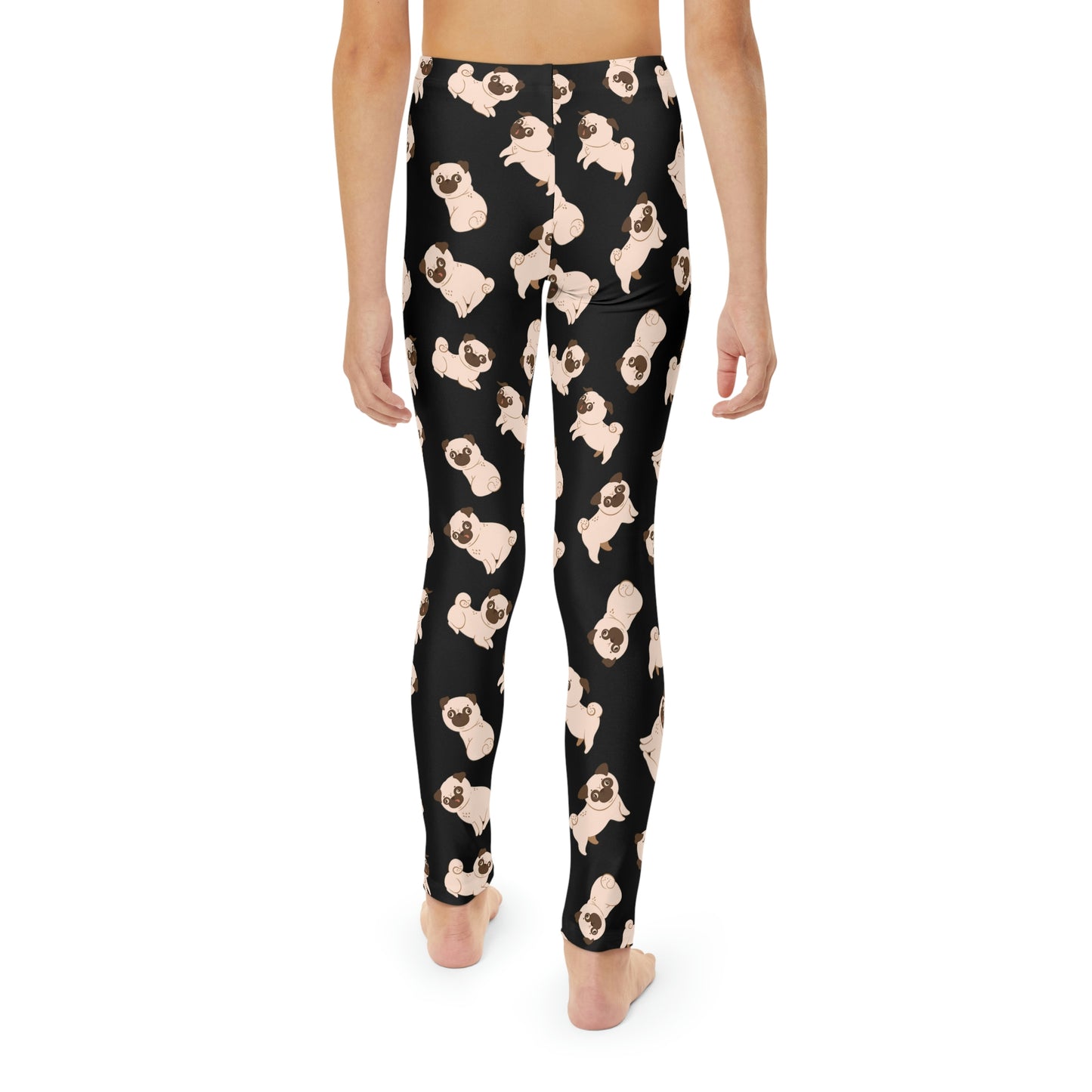Dog Lover Youth Leggings,  One of a Kind Gift - Unique Workout Activewear tights for  kids fitness , Daughter, Niece  Christmas Gift