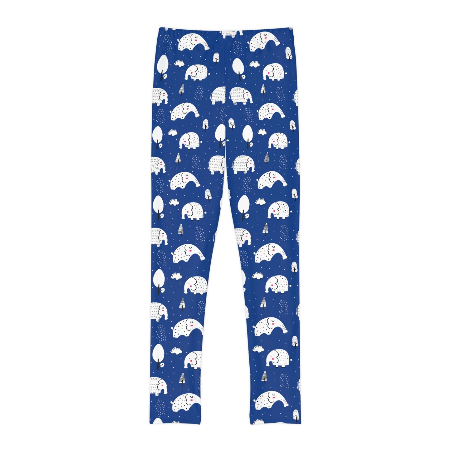 Elephant Youth Leggings,  One of a Kind Gift - Unique Workout Activewear tights for  kids Fitness , Daughter, Niece  Christmas Gift