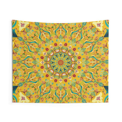 Indian Tapestry for Contemporary Home Decor . Inspirational Wall Hanging Art for Baby Nursery, Dorm room, Coastal Home . Housewarming Gift