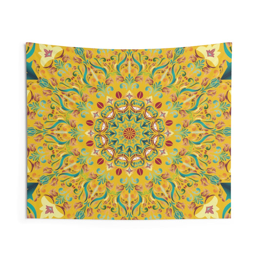 Indian Tapestry for Contemporary Home Decor . Inspirational Wall Hanging Art for Baby Nursery, Dorm room, Coastal Home . Housewarming Gift