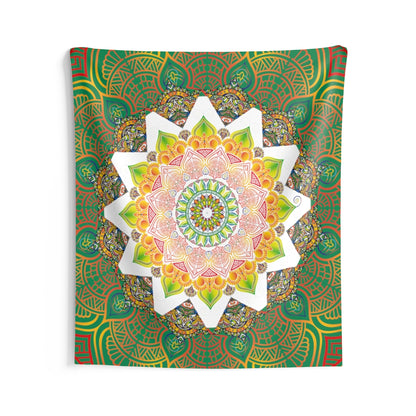 Indian Tapestry for Contemporary Home Decor . Inspirational Wall Hanging Art for Baby Nursery, Dorm room, Coastal Home . Housewarming Gift