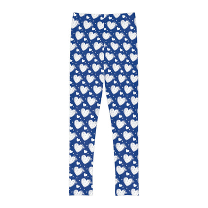 Valentine Youth Leggings,  One of a Kind Gift - Unique Workout Activewear tights for  kids fitness, Daughter, Niece  Christmas Gifts