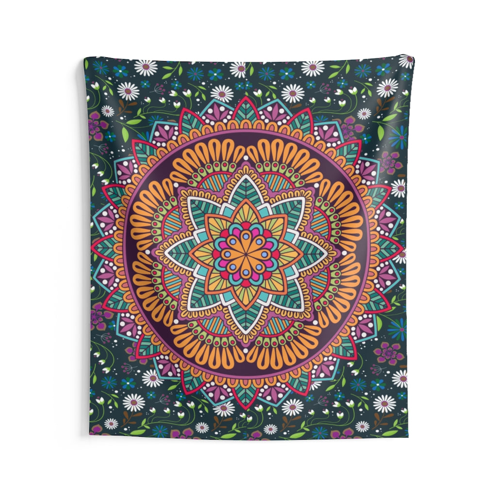 Indian Tapestry for Contemporary Home Decor . Inspirational Wall Hanging Art for Baby Nursery, Dorm room, Coastal Home . Housewarming Gift