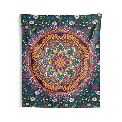 Indian Tapestry for Contemporary Home Decor . Inspirational Wall Hanging Art for Baby Nursery, Dorm room, Coastal Home . Housewarming Gift