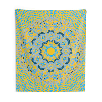 Indian Tapestry for Contemporary Home Decor . Inspirational Wall Hanging Art for Baby Nursery, Dorm room, Coastal Home . Housewarming Gift