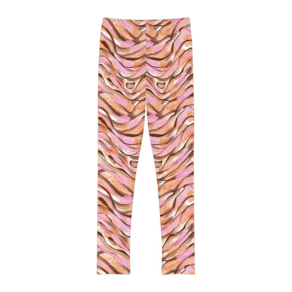 Tiger Youth Leggings,  One of a Kind Gift - Unique Workout Activewear tights for  kids Fitness , Daughter, Niece  Christmas Gift