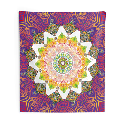 Indian Tapestry for Contemporary Home Decor . Inspirational Wall Hanging Art for Baby Nursery, Dorm room, Coastal Home . Housewarming Gift