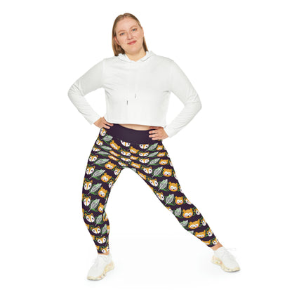 Fox animal kingdom, Safari Plus Size Leggings One of a Kind Gift - Unique Workout Activewear tights for Mom fitness, Mothers Day, Girlfriend Christmas Gift