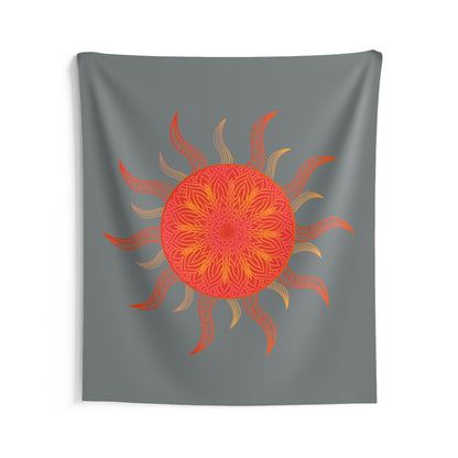 Sun Moon Tapestry Contemporary Home Decor . Galaxy Wall Hanging Art for Baby Nursery, Dorm room, Coastal Home . Housewarming Gift