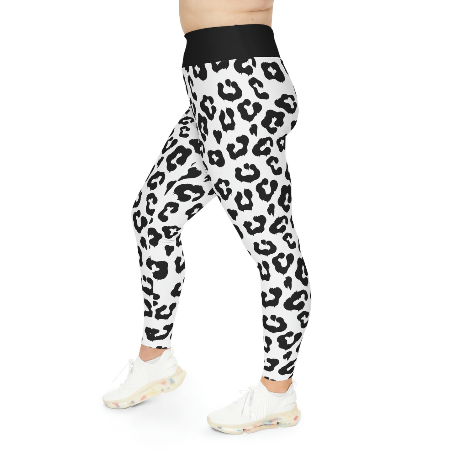 Pawsome Dog Mom Plus Size Leggings One of a Kind Gift - Unique Workout Activewear tights for Wife, Girlfriend, Mothers Day Gift