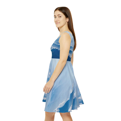 Beach print Women's Skater Dress
