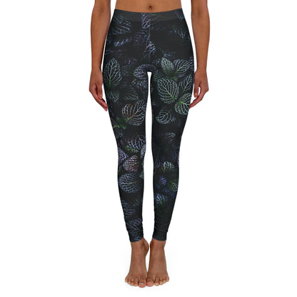 Fall Leaves Plus Size Leggings Cute Leggings, One of a Kind Gift - Workout Activewear tights for Mothers Day, Girlfriend