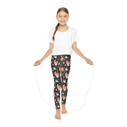 Fox animal kingdom, Safari Youth Leggings,  One of a Kind Gift - Unique Workout Activewear tights for kids, Daughter, Niece  Christmas Gift