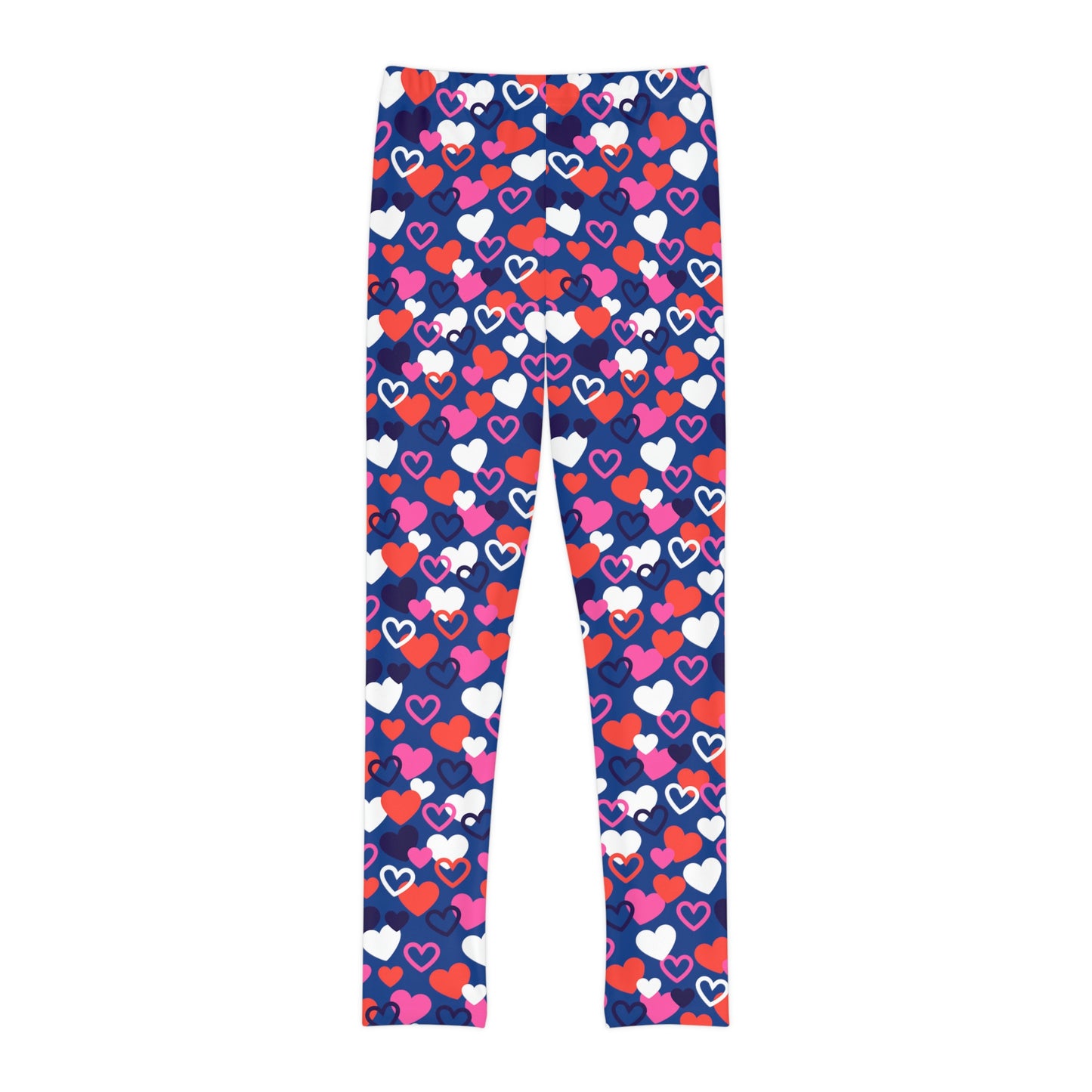 Valentine Youth Leggings,  One of a Kind Gift - Unique Workout Activewear tights for  kids fitness, Daughter, Niece  Christmas Gifts