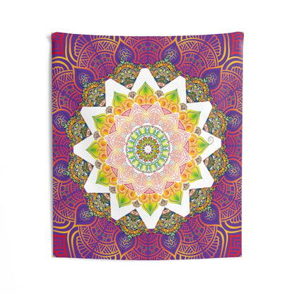 Indian Tapestry for Contemporary Home Decor . Inspirational Wall Hanging Art for Baby Nursery, Dorm room, Coastal Home . Housewarming Gift