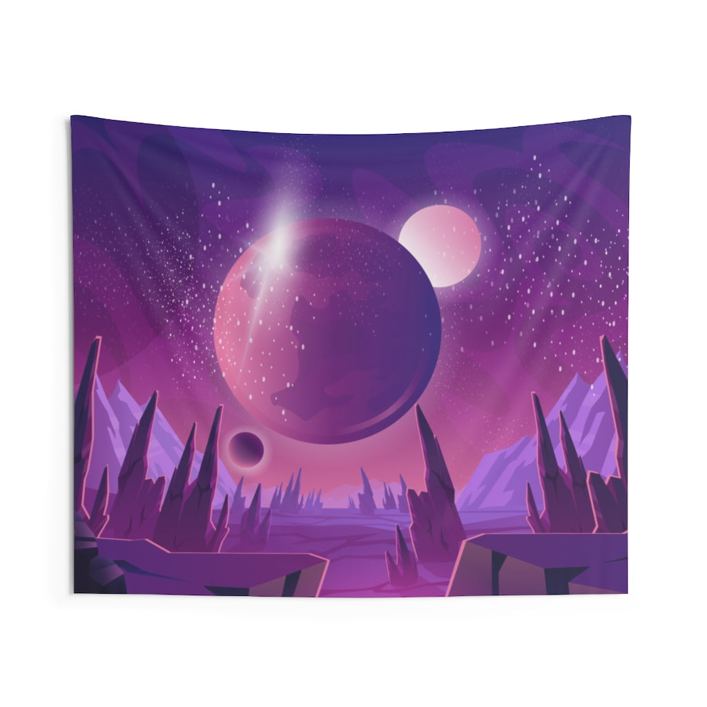 Moon Phase Tapestry for Contemporary Home Decor . Inspirational Wall Hanging Art for Baby Nursery, Dorm room, Coastal Home . Housewarming Gift