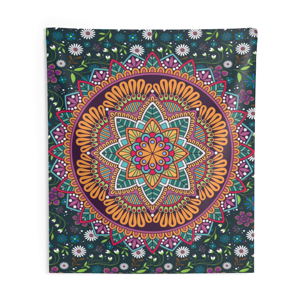 Indian Tapestry for Contemporary Home Decor . Inspirational Wall Hanging Art for Baby Nursery, Dorm room, Coastal Home . Housewarming Gift