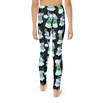 Elephant animal kingdom, Safari Youth Leggings, One of a Kind Gift - Unique Workout Activewear tights for kids, Daughter, Niece Christmas Gift