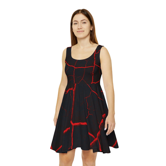 Volcano Lava Women's Skater Dress