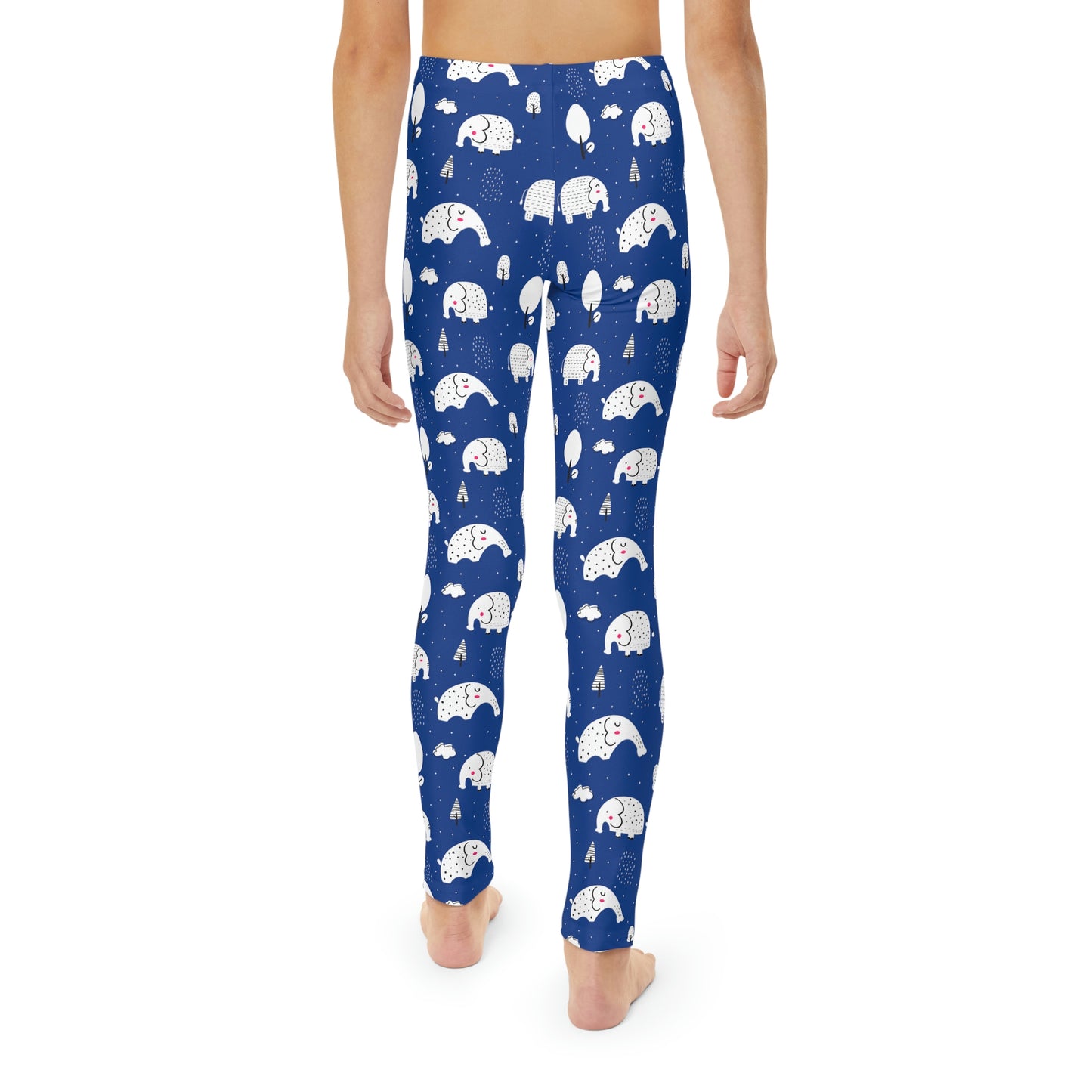 Elephant Youth Leggings,  One of a Kind Gift - Unique Workout Activewear tights for  kids Fitness , Daughter, Niece  Christmas Gift