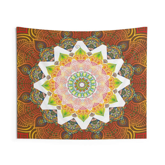 Indian Tapestry for Contemporary Home Decor . Inspirational Wall Hanging Art for Baby Nursery, Dorm room, Coastal Home . Housewarming Gift