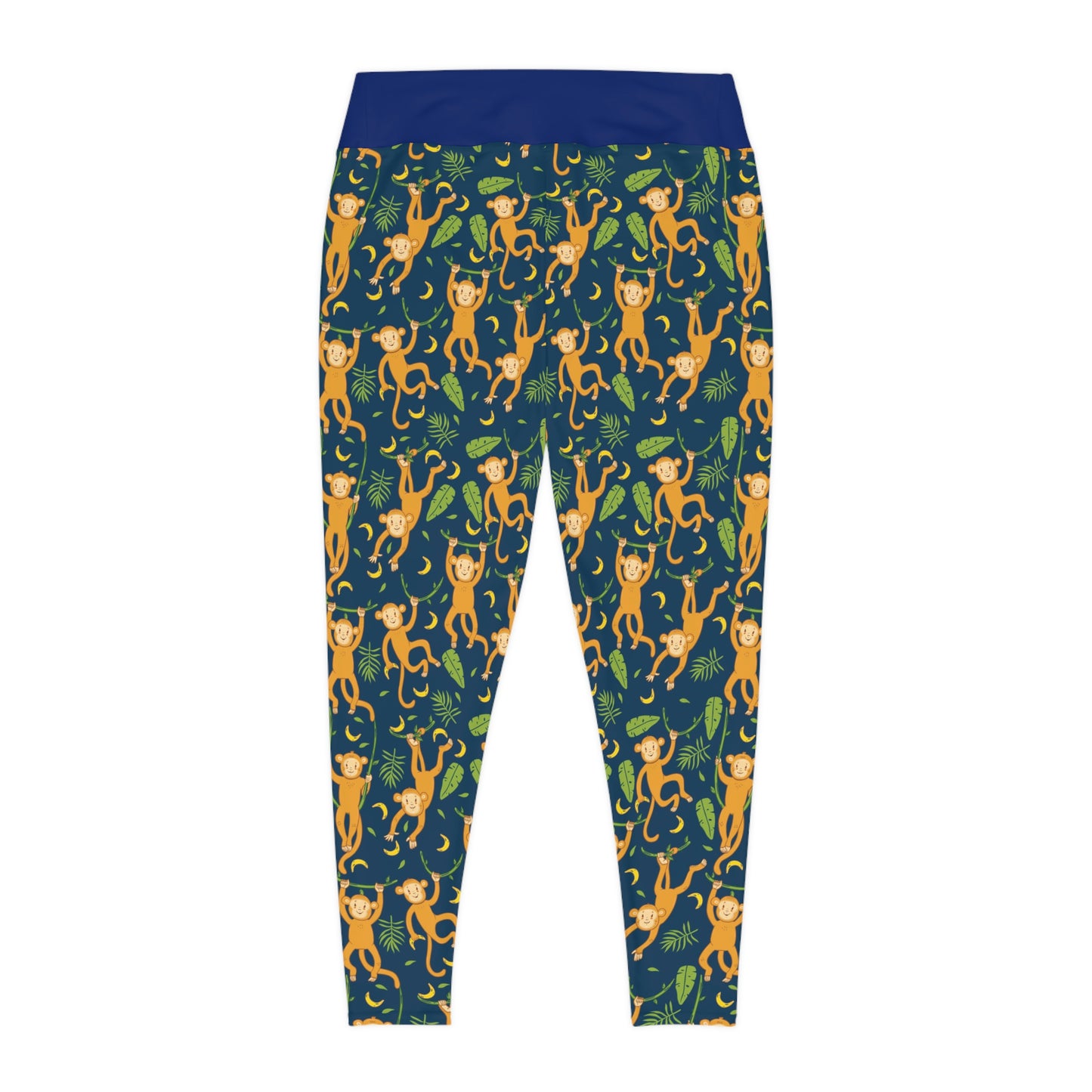Monkey animal kingdom, Safari Youth Leggings, One of a Kind Gift - Workout Activewear tights for Wife Fitness, Best Friend, mom and me tights Christmas Gift
