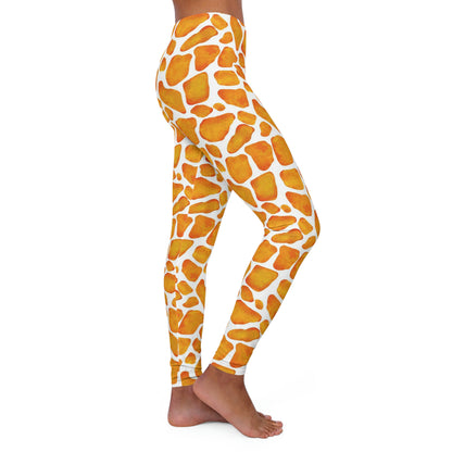 Giraffe Women Leggings animal kingdom, One of a Kind Workout Activewear for Wife Fitness, Best Friend, mom and me tights Christmas Gift